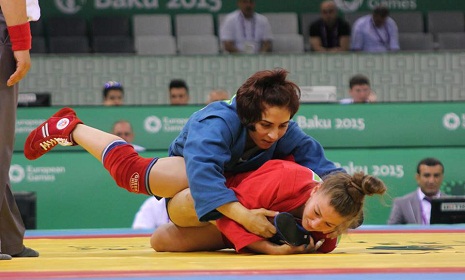 Baku 2015: Azerbaijani athlete wins sambo silver medal